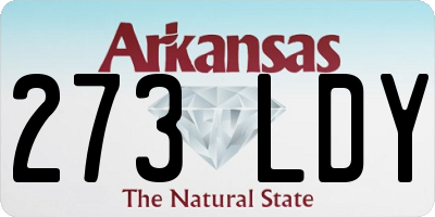 AR license plate 273LDY