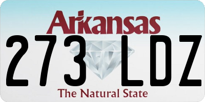 AR license plate 273LDZ