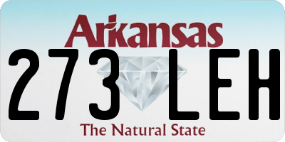 AR license plate 273LEH