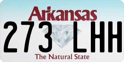 AR license plate 273LHH