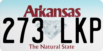 AR license plate 273LKP