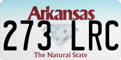 AR license plate 273LRC