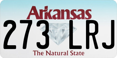 AR license plate 273LRJ