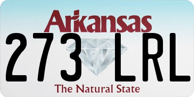 AR license plate 273LRL