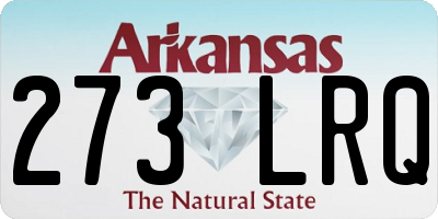 AR license plate 273LRQ