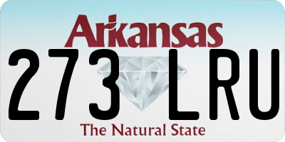 AR license plate 273LRU