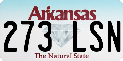 AR license plate 273LSN