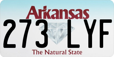 AR license plate 273LYF