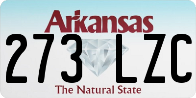 AR license plate 273LZC