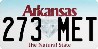 AR license plate 273MET