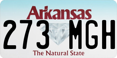 AR license plate 273MGH