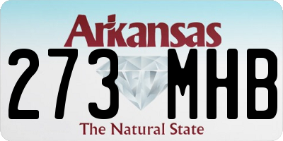 AR license plate 273MHB