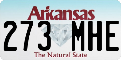 AR license plate 273MHE