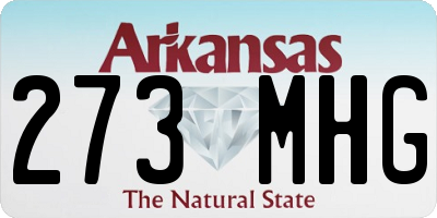 AR license plate 273MHG