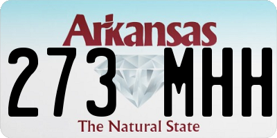 AR license plate 273MHH
