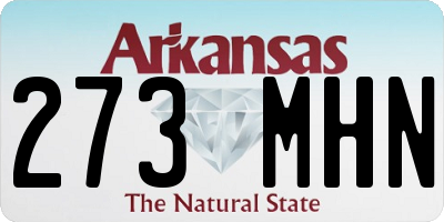 AR license plate 273MHN