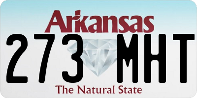 AR license plate 273MHT