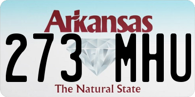 AR license plate 273MHU