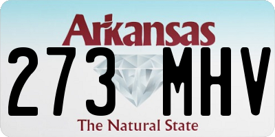 AR license plate 273MHV