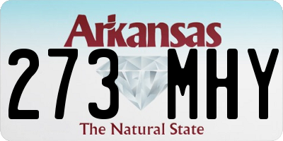 AR license plate 273MHY