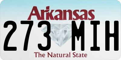 AR license plate 273MIH