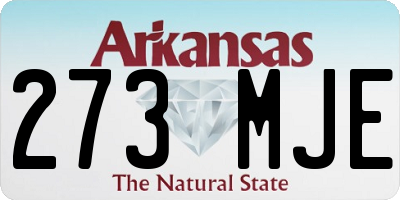 AR license plate 273MJE