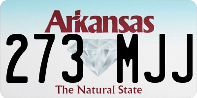 AR license plate 273MJJ