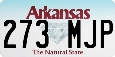 AR license plate 273MJP
