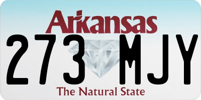 AR license plate 273MJY