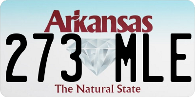AR license plate 273MLE