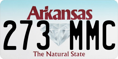 AR license plate 273MMC