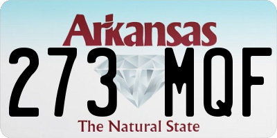 AR license plate 273MQF