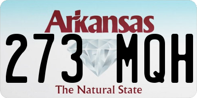 AR license plate 273MQH
