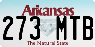 AR license plate 273MTB