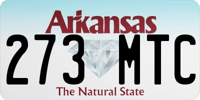 AR license plate 273MTC