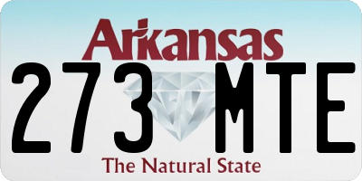 AR license plate 273MTE