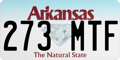 AR license plate 273MTF