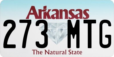 AR license plate 273MTG