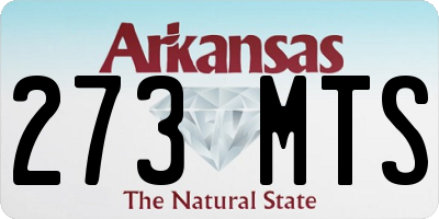 AR license plate 273MTS