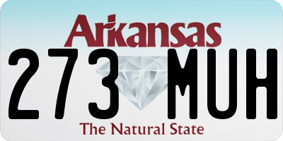 AR license plate 273MUH