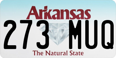 AR license plate 273MUQ