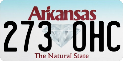 AR license plate 273OHC