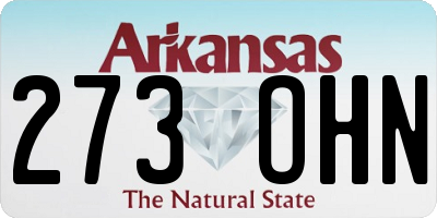 AR license plate 273OHN