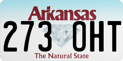 AR license plate 273OHT