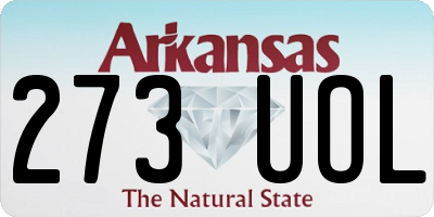 AR license plate 273UOL