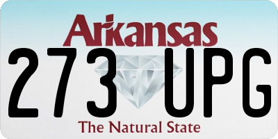 AR license plate 273UPG