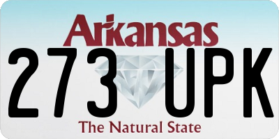 AR license plate 273UPK