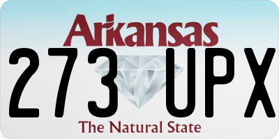 AR license plate 273UPX