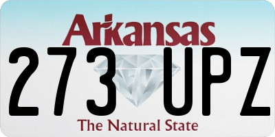 AR license plate 273UPZ