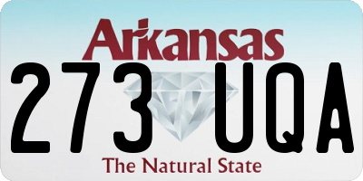 AR license plate 273UQA